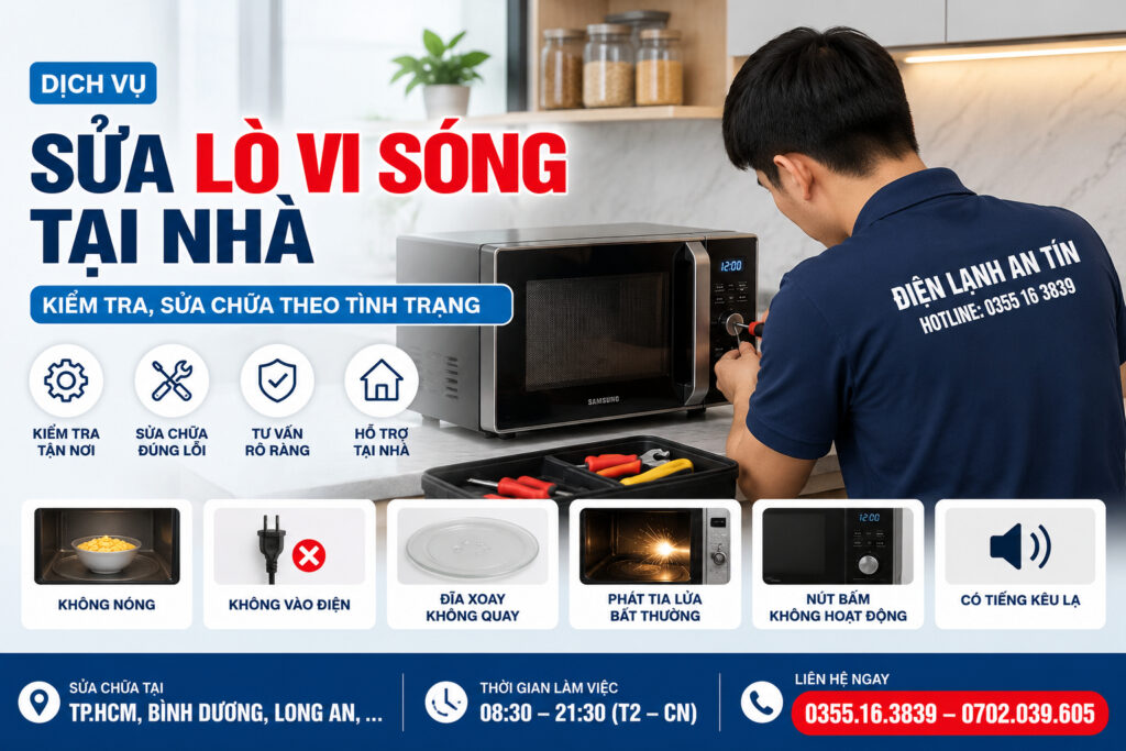 Sua Lo Vi Song Tai Nha Dịch vụ sửa lò vi sóng
