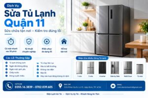 sua tu lanh quan 11 sua chua tan noi dung nguyen nhan Sửa Tủ Lạnh Quận 11 – Sửa Chữa Tận Nơi, Đúng Nguyên Nhân